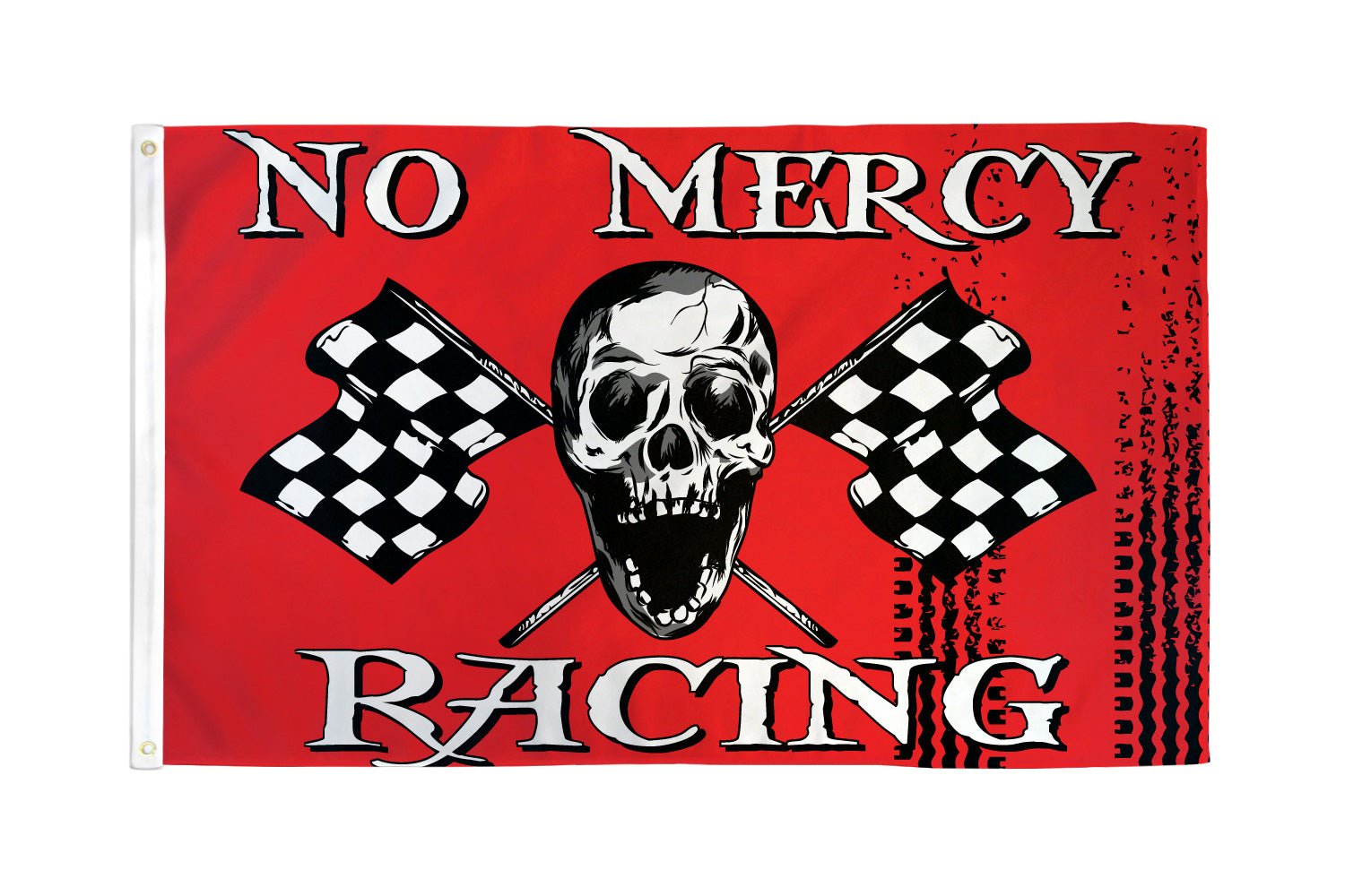 No Mercy Racing Flag 3x5ft Poly - Flags Importer