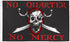 No Quarter No Mercy Pirate Flag 3x5ft Poly - Flags Importer