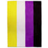 Non - Binary Soft Plush 50x60in Blanket - Flags Importer