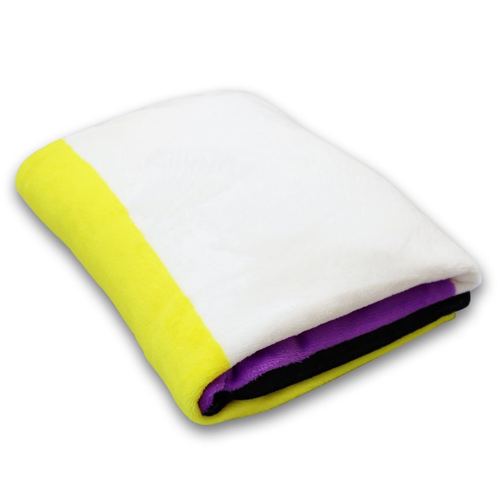 Non - Binary Soft Plush 50x60in Blanket - Flags Importer