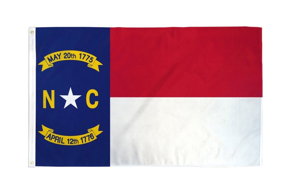 North Carolina Flag 2x3ft Poly - Flags Importer