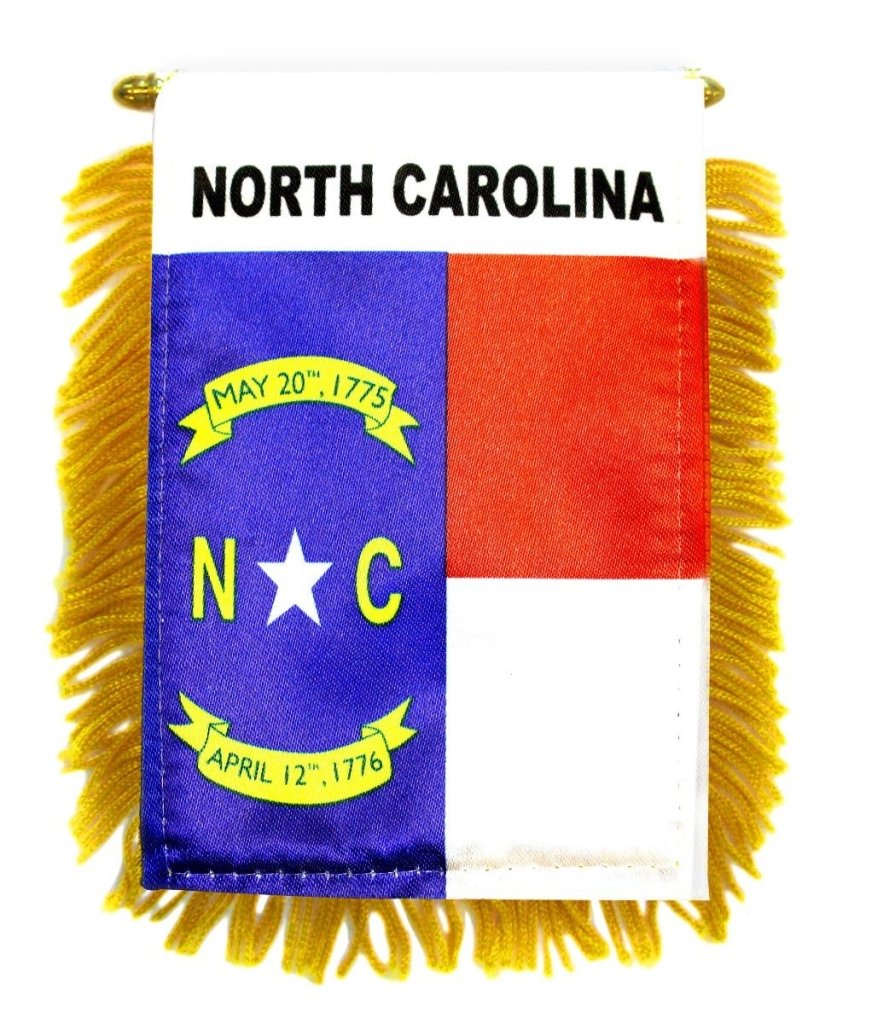 North Carolina Mini Banner - Flags Importer