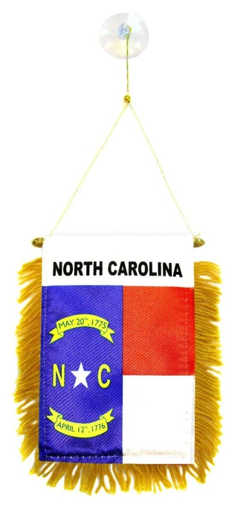 North Carolina Mini Banner - Flags Importer