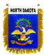 North Dakota Mini Banner - Flags Importer