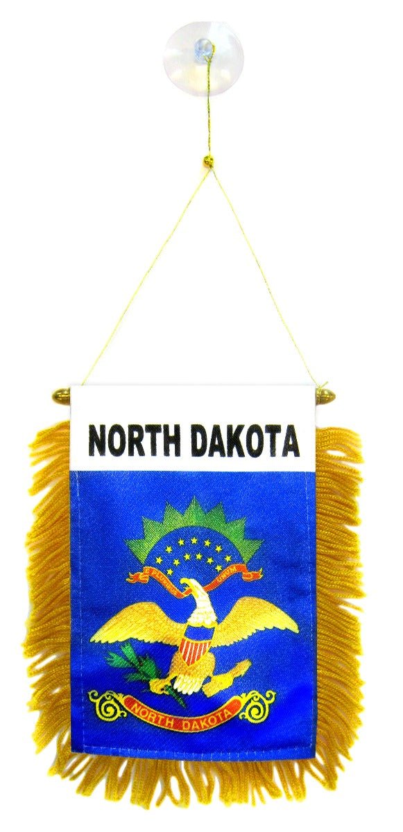 North Dakota Mini Banner - Flags Importer