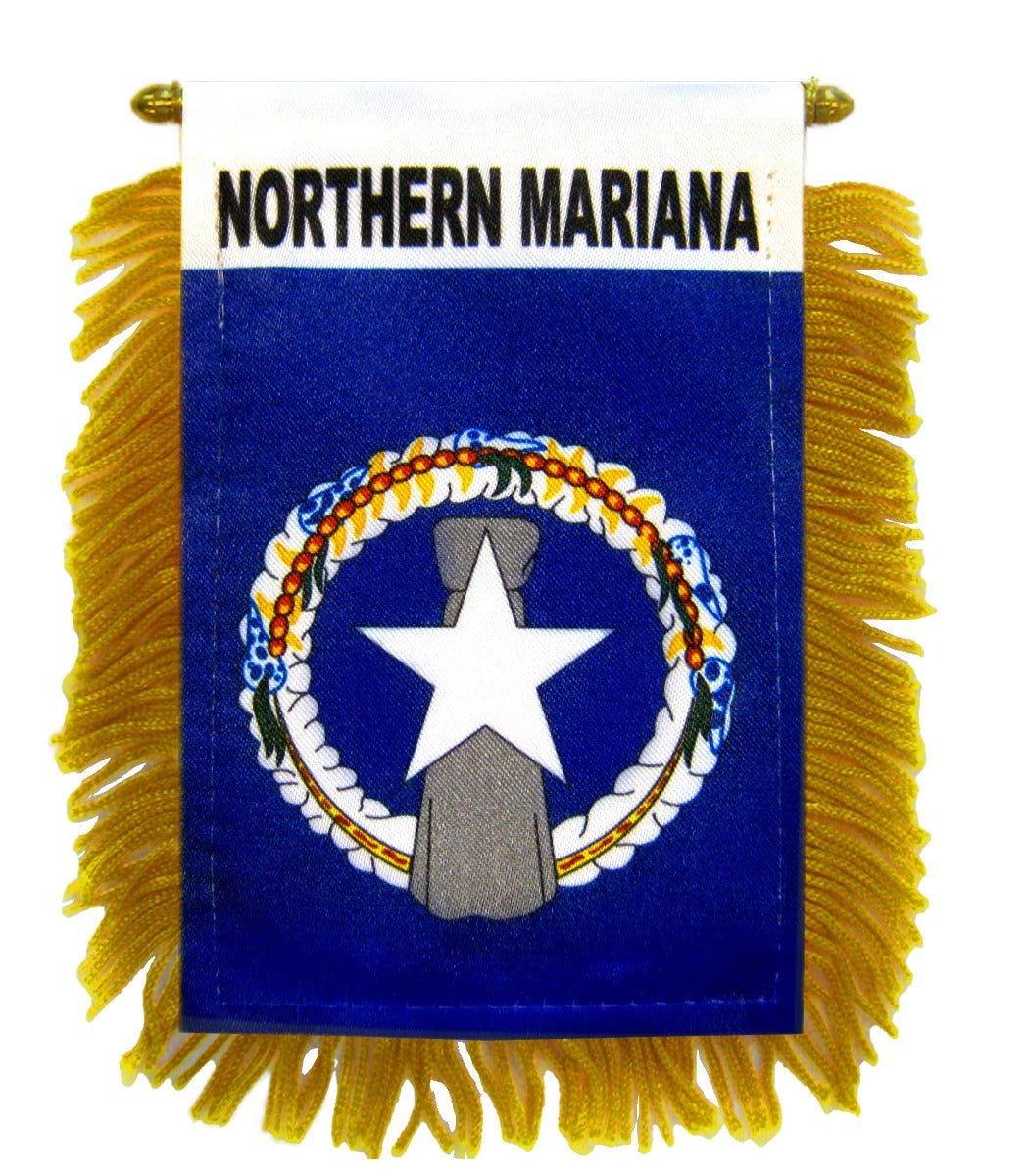 Northern Marianas Mini Banner - Flags Importer