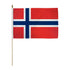 Norway 12x18in Stick Flag - Flags Importer