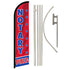 Notary Public Windless Banner Flag & Pole Kit - Flags Importer