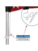 Now Enrolling Windless Banner Flag & Pole Kit - Flags Importer