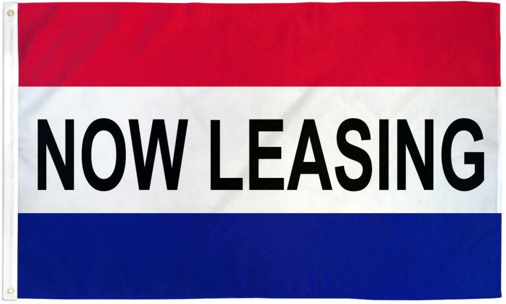 Now Leasing Flag 3x5ft Poly - Flags Importer