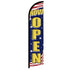 Now Open (Patriotic) Windless Banner Flag - Flags Importer