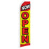 Now Open (Red & Yellow) Super Flag - Flags Importer