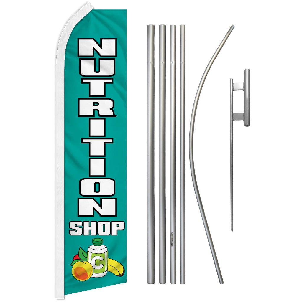 Nutrition Shop Super Flag & Pole Kit - Flags Importer