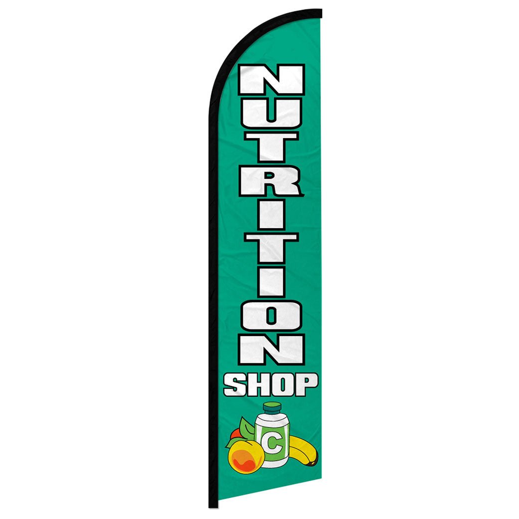 Nutrition Shop Windless Banner Flag - Flags Importer