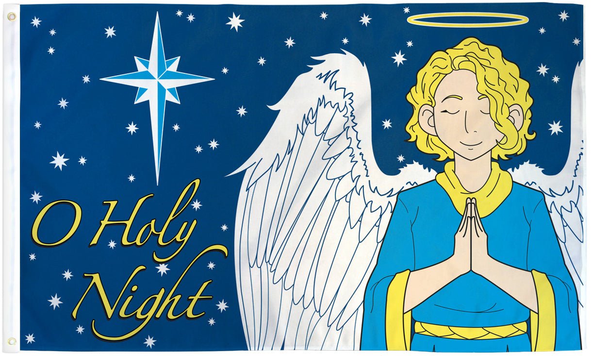 O Holy Night Flag 3x5ft Poly - Flags Importer