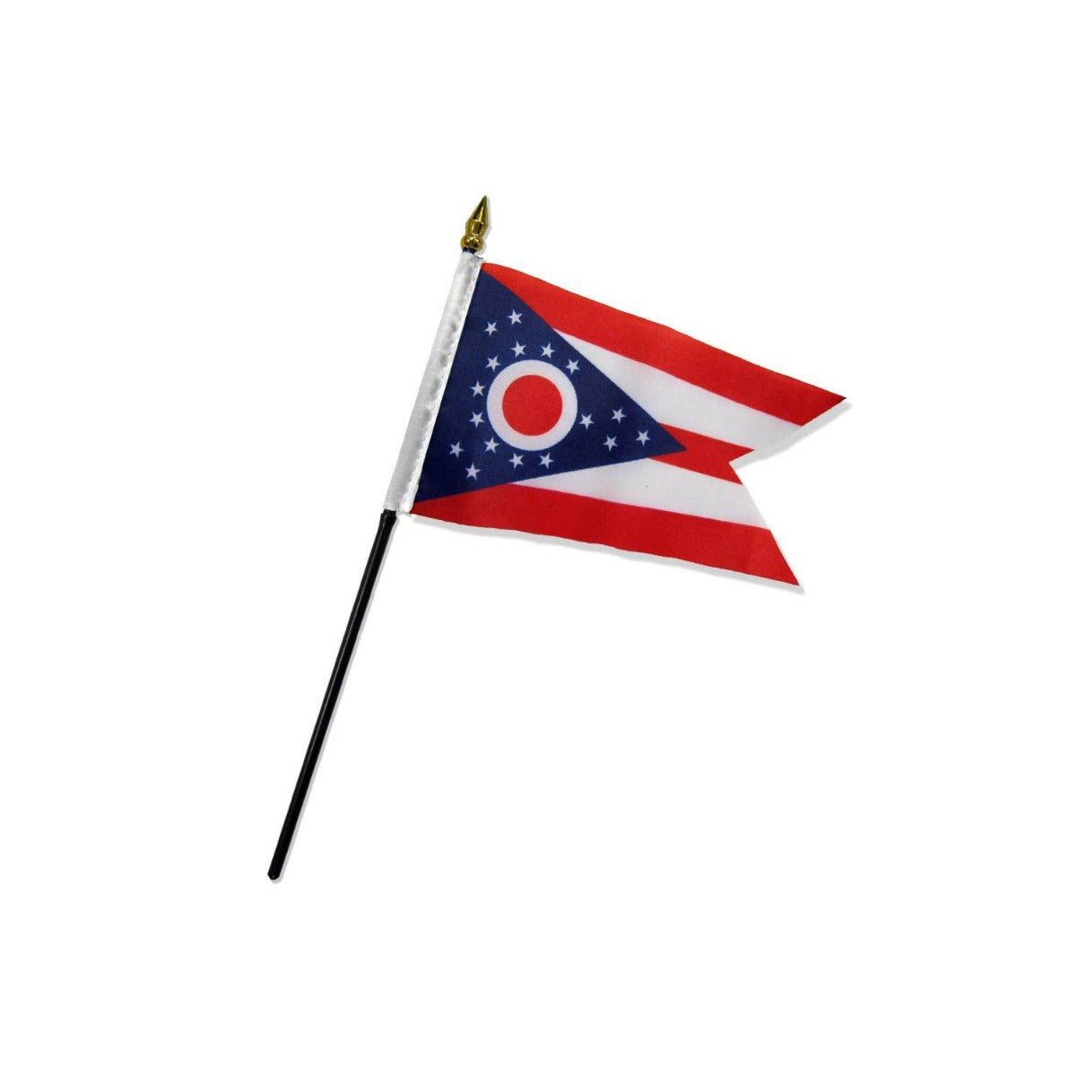 Ohio 4x6in Stick Flag - Flags Importer