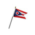 Ohio 4x6in Stick Flag - Flags Importer