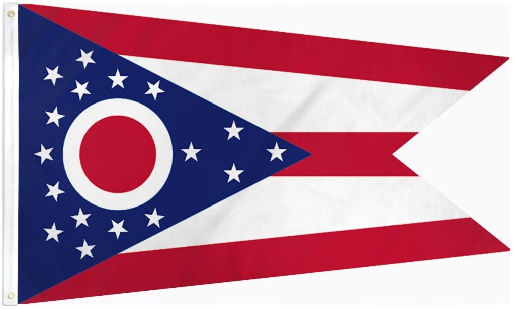 Ohio Flag 2x3ft Poly - Flags Importer