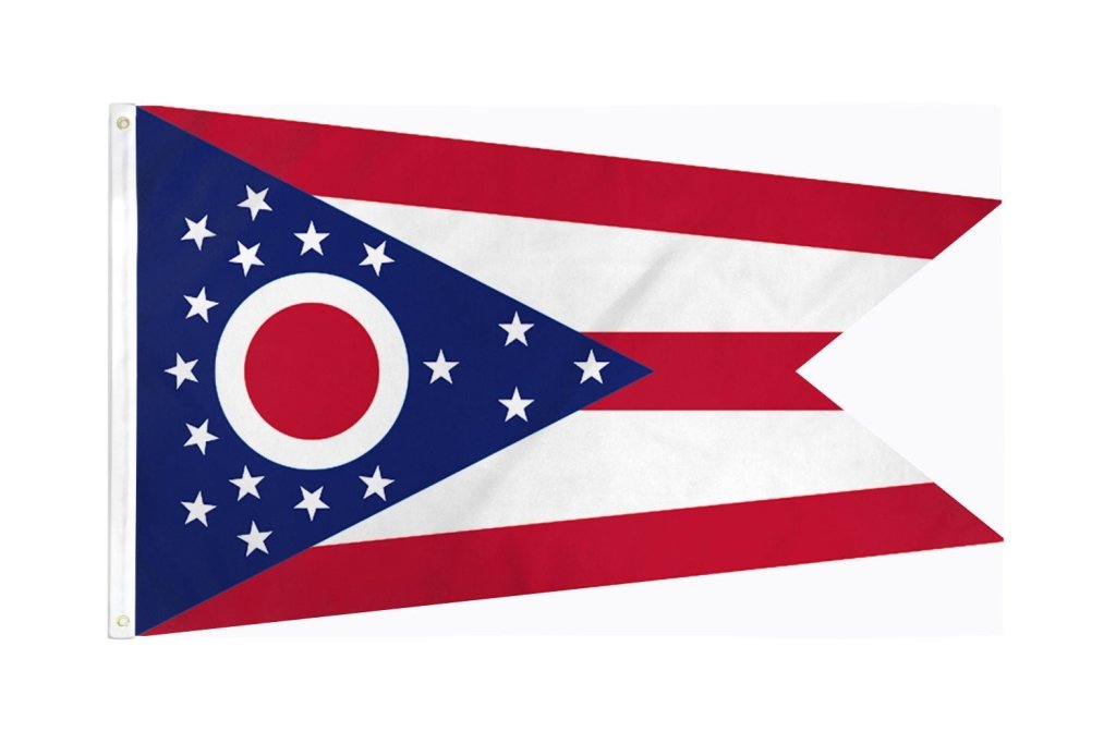 Ohio Flag 2x3ft Poly - Flags Importer