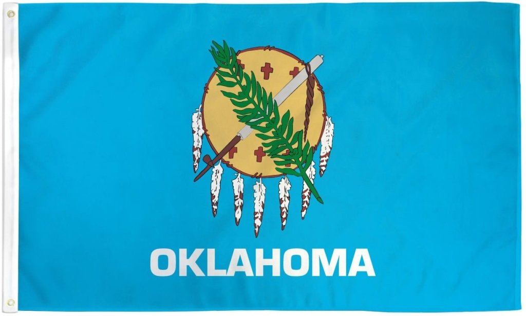 Oklahoma Flag 2x3ft Poly - Flags Importer