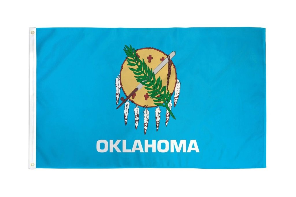 Oklahoma Flag 3x5ft Poly - Flags Importer