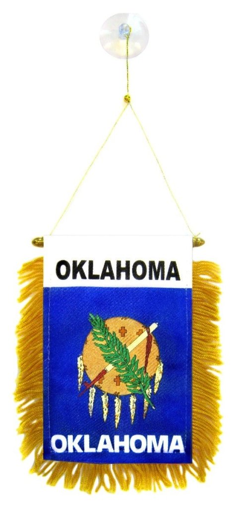 Oklahoma Mini Banner - Flags Importer