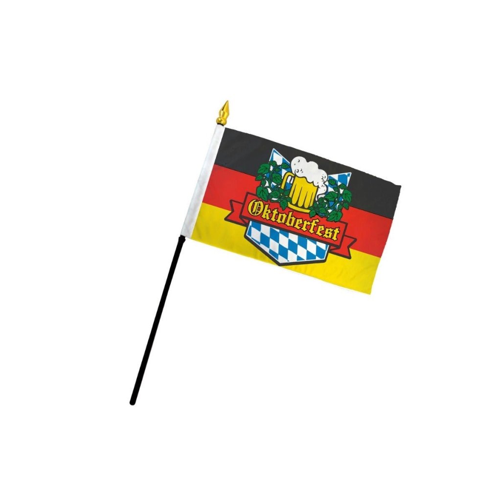 Oktoberfest 4x6in Stick Flag - Flags Importer