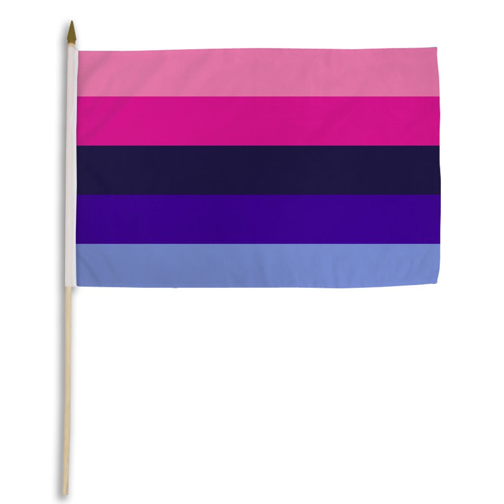 Omnisexual 12x18in Stick Flag - Flags Importer