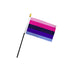 Omnisexual 4x6in Stick Flag - Flags Importer