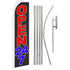 Open 24/7 Super Flag & Pole Kit - Flags Importer