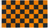 Orange & Black Checkered Flag 2x3ft Poly - Flags Importer