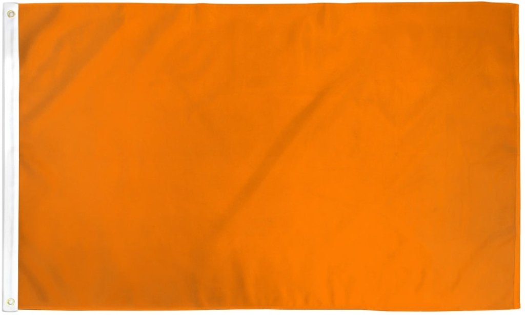 Orange Solid Color 2x3ft DuraFlag - Flags Importer