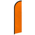 Orange Solid Color Windless Banner Flag - Flags Importer