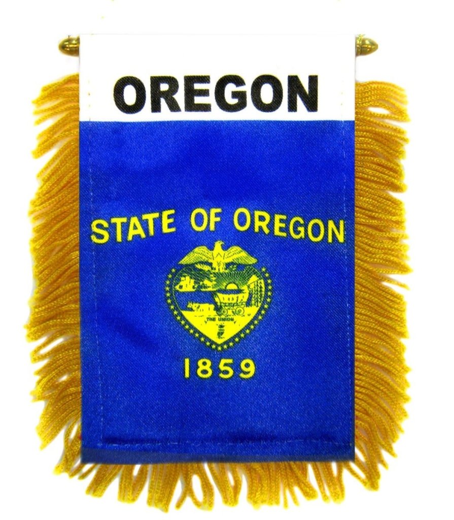 Oregon Mini Banner - Flags Importer