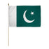 Pakistan 12x18in Stick Flag - Flags Importer