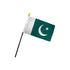 Pakistan 4x6in Stick Flag - Flags Importer