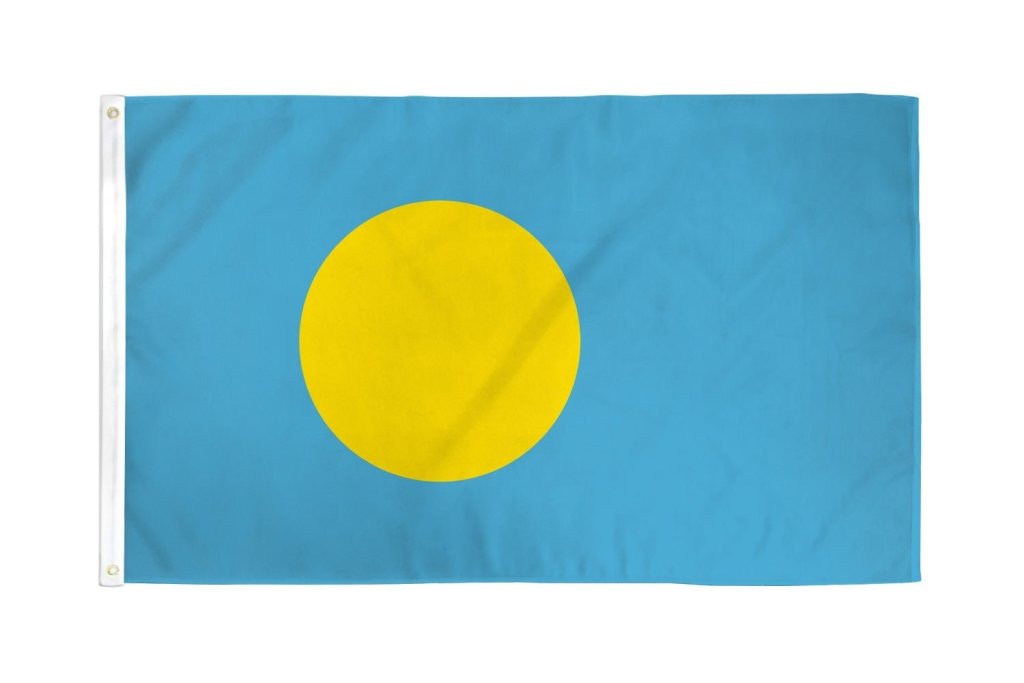 Palau Flag 3x5ft Poly - Flags Importer