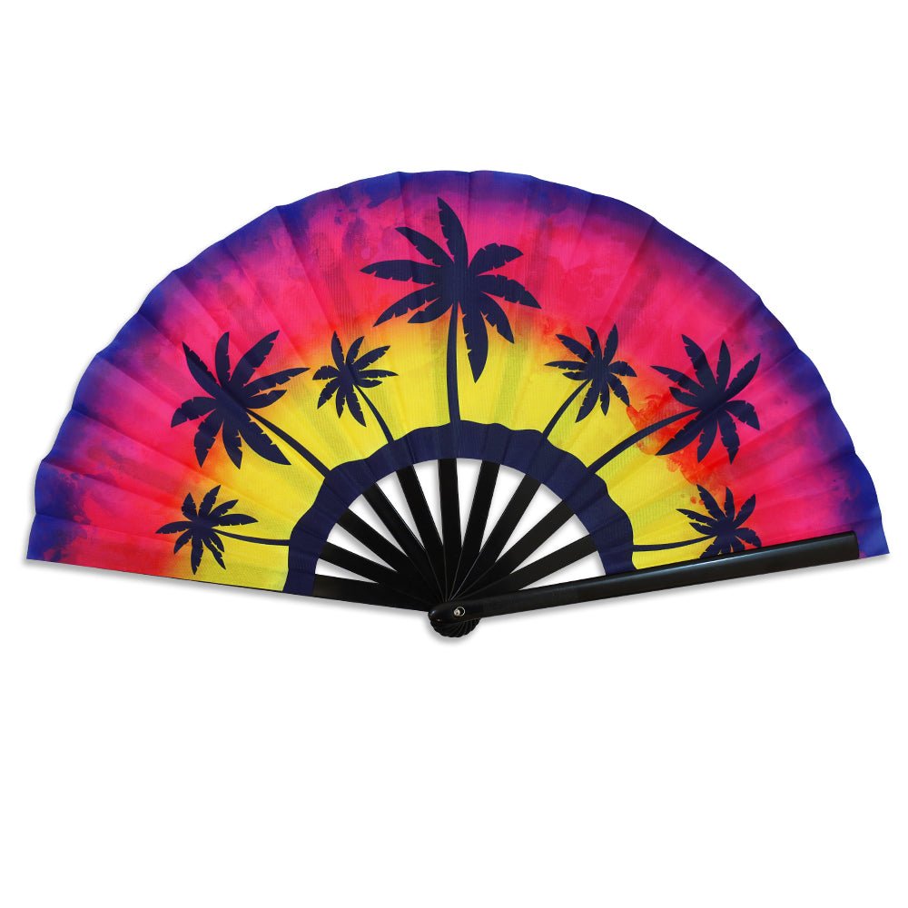 Palm Paradise X - Large Hand Fan - Flags Importer