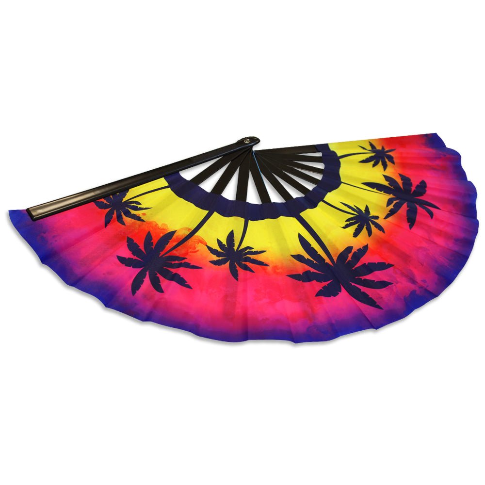 Palm Paradise X - Large Hand Fan - Flags Importer