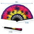 Palm Paradise X - Large Hand Fan - Flags Importer