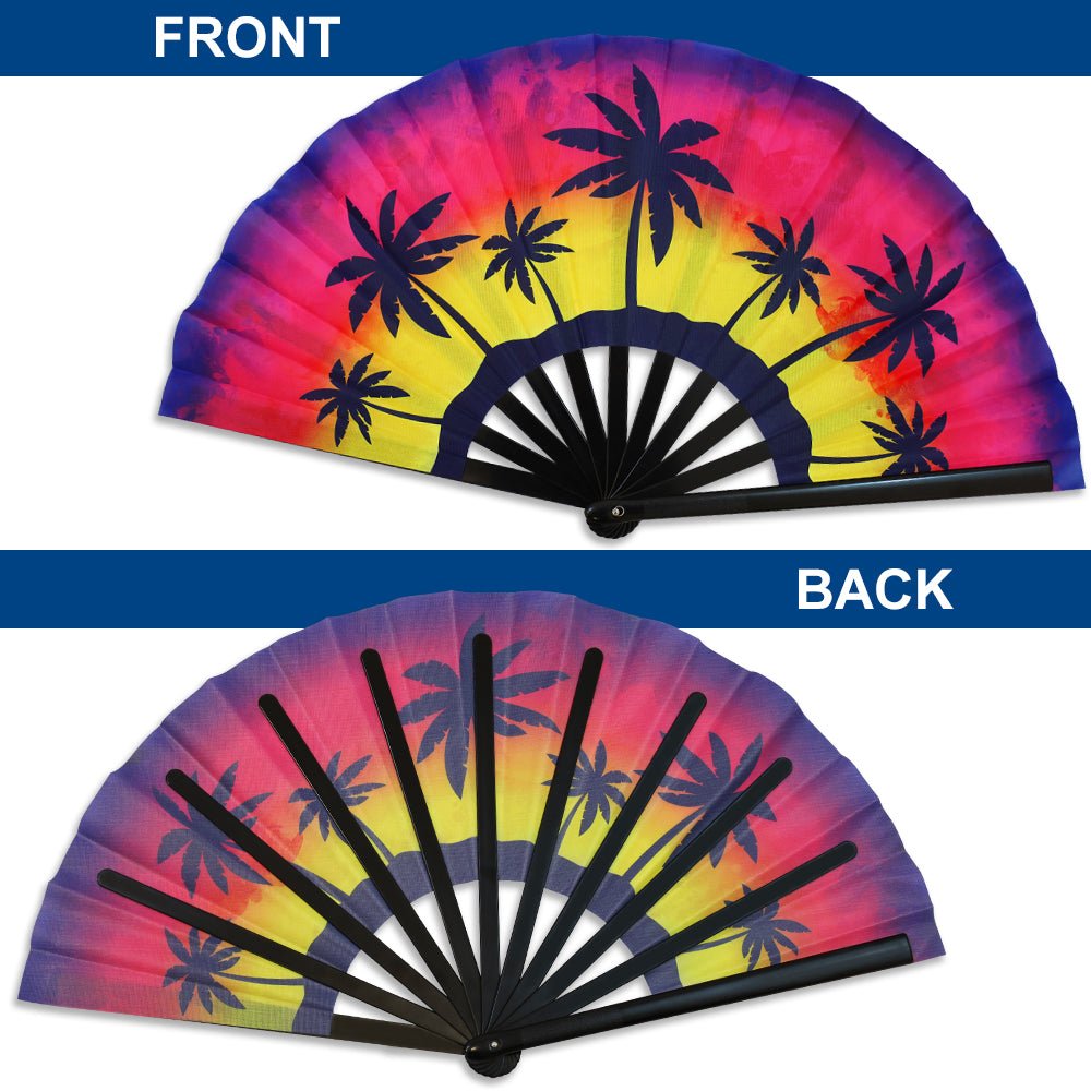 Palm Paradise X - Large Hand Fan - Flags Importer