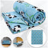 Pandas (Blue) Soft Plush 50x60in Blanket - Flags Importer