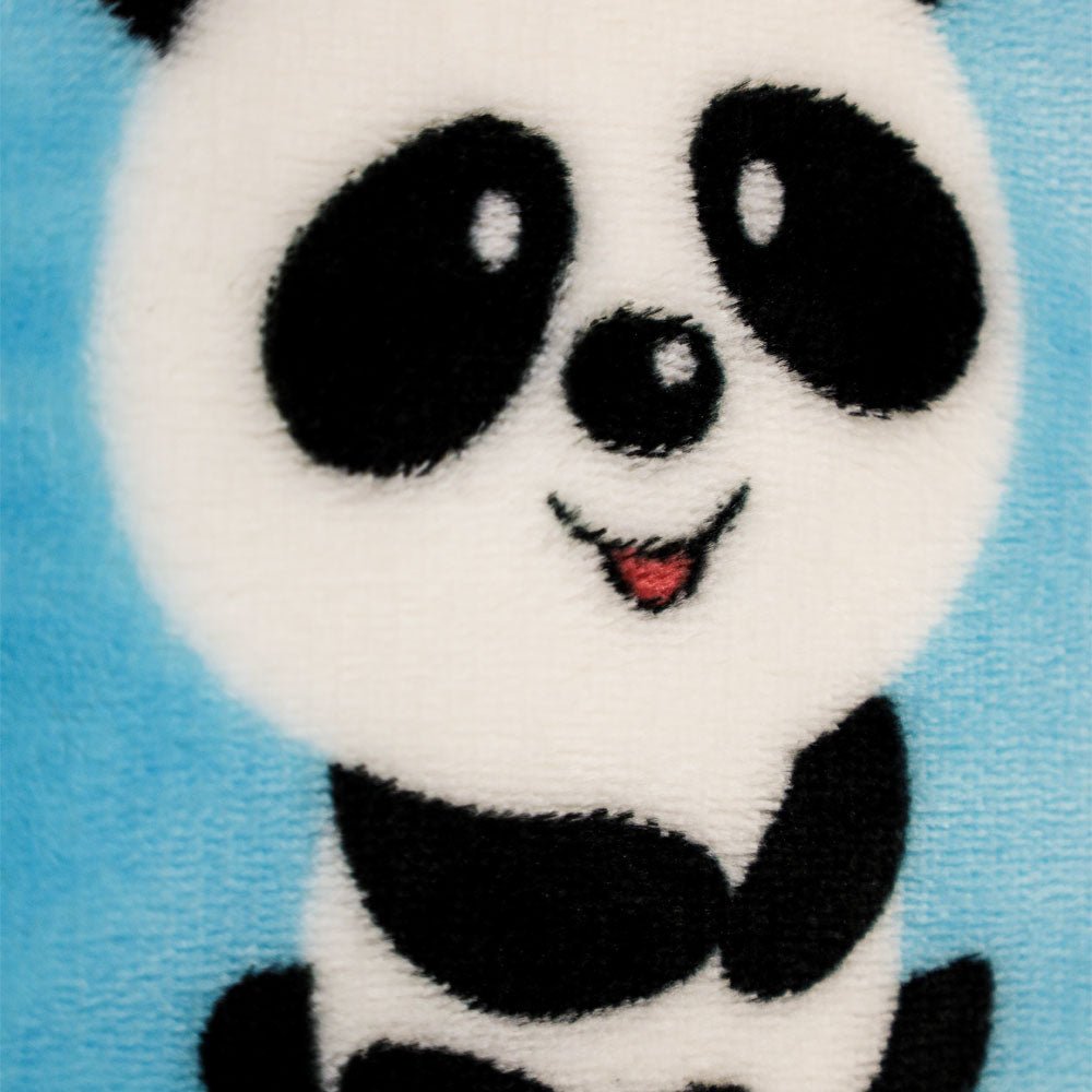 Pandas (Blue) Soft Plush 50x60in Blanket - Flags Importer