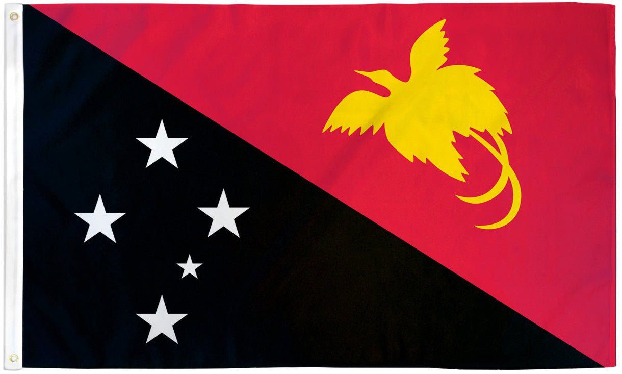 Papua New Guinea Flag 2x3ft Poly - Flags Importer