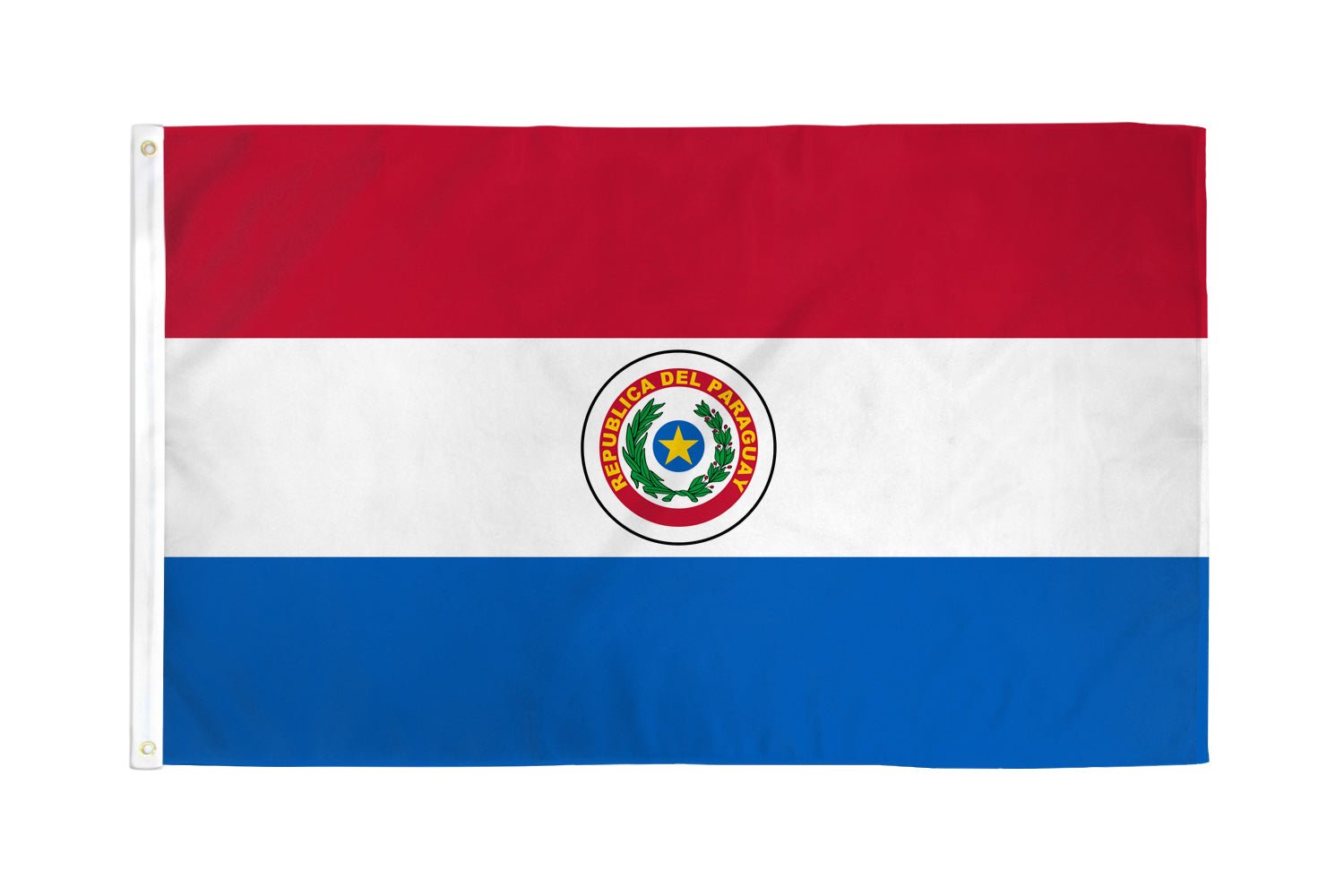 Paraguay Flag 3x5ft Poly - Flags Importer