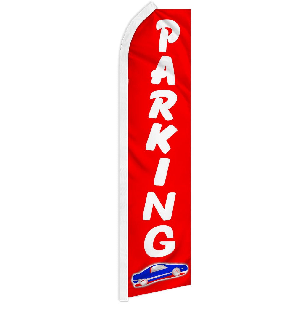 Parking (Red) Super Flag - Flags Importer