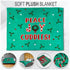 Peace, Joy & Cuddles Soft Plush 50x60in Blanket - Flags Importer