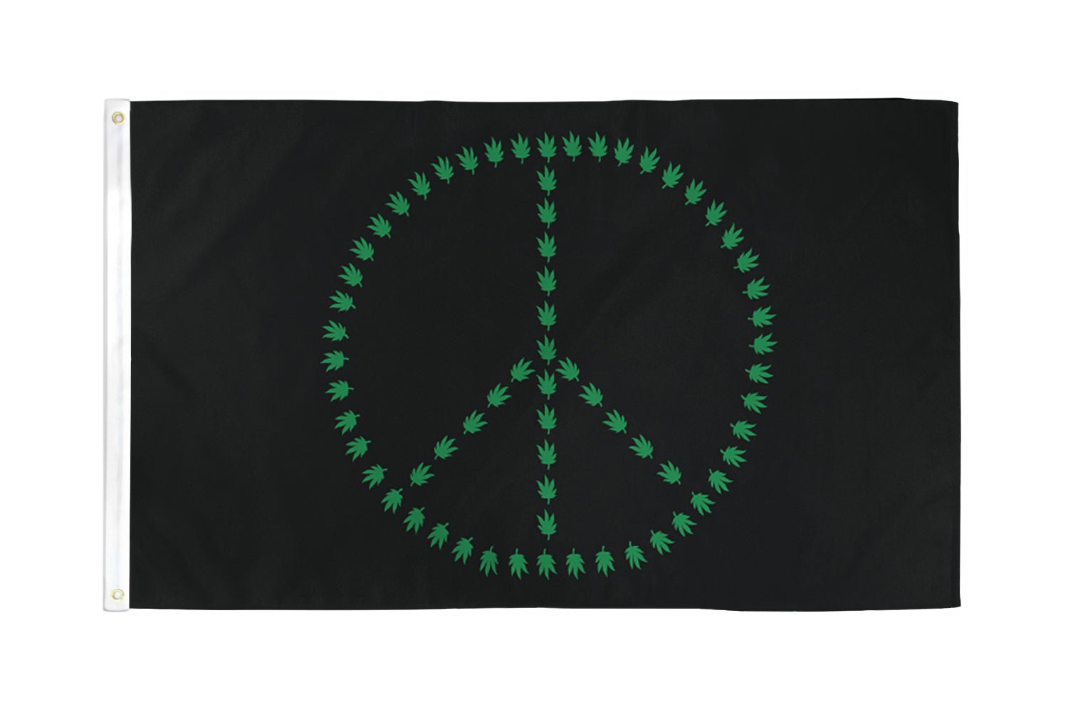 Peace Leaves Flag 3x5ft Poly - Flags Importer