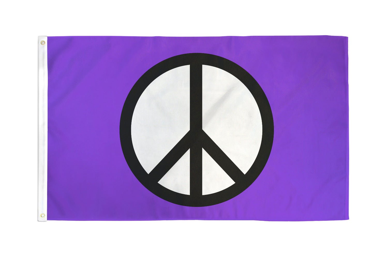 Peace (Purple) Flag 3x5ft Poly - Flags Importer