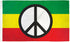 Peace (Rasta) Flag 3x5ft Poly - Flags Importer